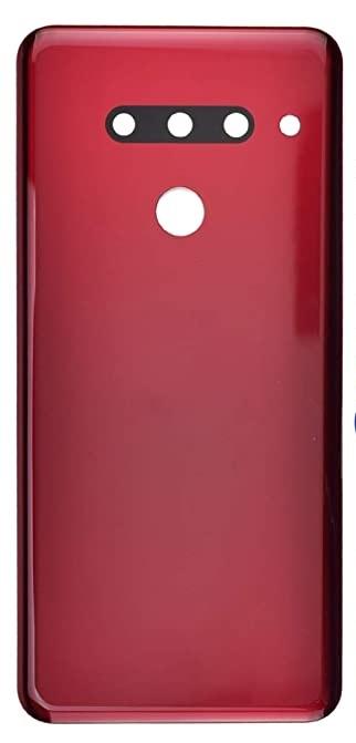 BACK DOOR COMPATIBLE FOR LG G8 THINQ (RED) - Tiger Parts