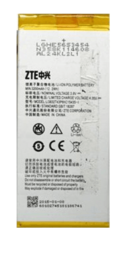 BATTERY COMPATIBLE FOR ZTE GRAND X MAX Z787 - Tiger Parts