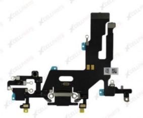 CHARGING FLEX WITH BOARD SOLDERD FOR IPHONE 11 PRO (BLACK) - Tiger Parts