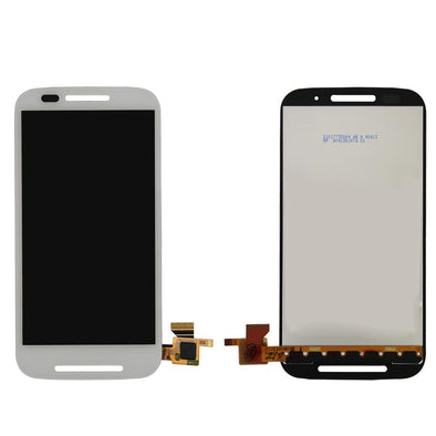 LCD ASSEMBLY WITHOUT FRAME COMPATIBLE FOR MOTOROLA MOTO E WHITE - Tiger Parts