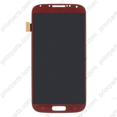LCD + TOUCH FOR SAMSUNG S4 RED - Tiger Parts
