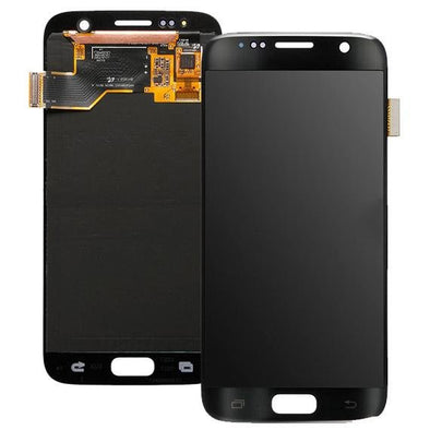LCD + TOUCH FOR SAMSUNG S7 BLACK - Tiger Parts