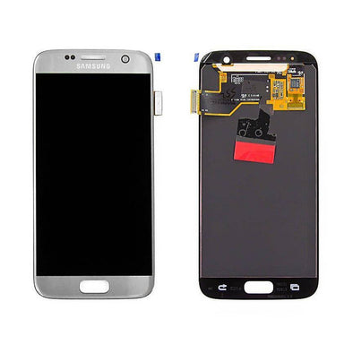 LCD + TOUCH FOR SAMSUNG S7 SILVER - Tiger Parts