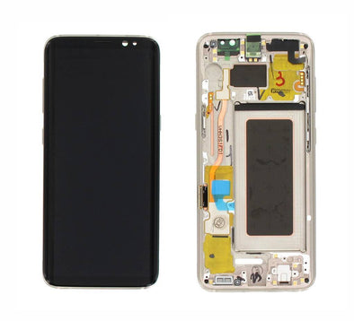 LCD + TOUCH FOR SAMSUNG S8 GOLD - Tiger Parts