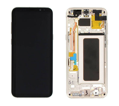 LCD + TOUCH FOR SAMSUNG S8 PLUS GOLD - Tiger Parts