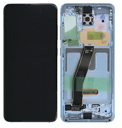 OLED ASSEMBLY WITH FRAME FOR S20 5G (CLOUD BLUE) NOT FOR VERIZON - Tiger Parts