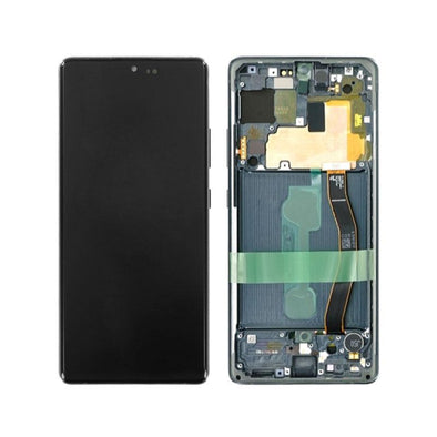 OLED ASSEMBLY WITH FRAME FOR SAMSUNG GALAXY S10E (PRISM BLACK) - Tiger Parts