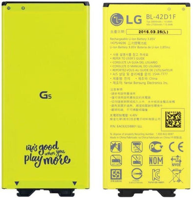 REPLACEMENT BATTERY COMPATIBLE FOR LG G5 (BL-42D1F) - Tiger Parts