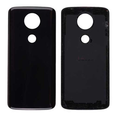 BACK DOOR FOR MOTOROLA MOTO G7 PLAY XT1952Â (BLACK) - Tiger Parts