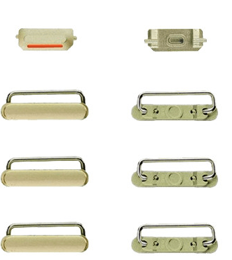 HARD BUTTONS (POWER/VOLUME/SWITCH) COMPATIBLE FOR IPHONE 6 / 6 PLUS - Tiger Parts