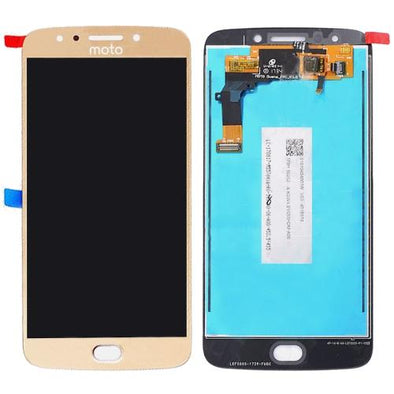 LCD ASSEMBLEY COMPATIBLE FOR MOTOROLA E4 PLUS (XT1770) (GOLD) - Tiger Parts