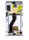 OLED ASSEMBLY COMPATIBLE FOR SAMSUNG NOTE 10+ WITH FRAME (WHITE) In Stock - Tiger Parts