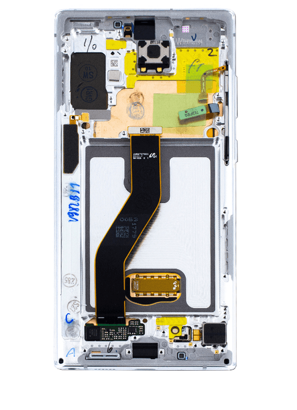 OLED ASSEMBLY COMPATIBLE FOR SAMSUNG NOTE 10+ WITH FRAME (WHITE) In Stock - Tiger Parts