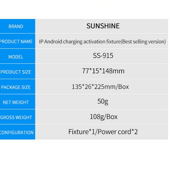 Phone Battery Activation Fast Charging Applicable To Full Range Of Android /IP - Tiger Parts