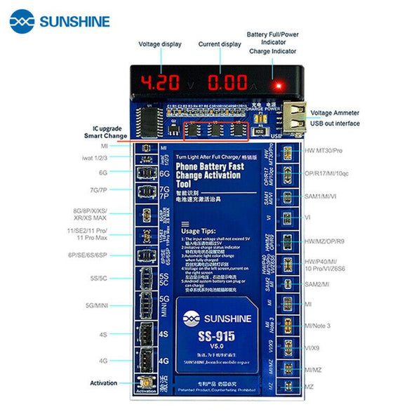 Phone Battery Activation Fast Charging Applicable To Full Range Of Android /IP - Tiger Parts